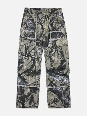 AlanBalen® - Camouflage Tree Branch Pants