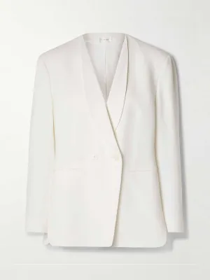 Alda double-breasted cady blazer