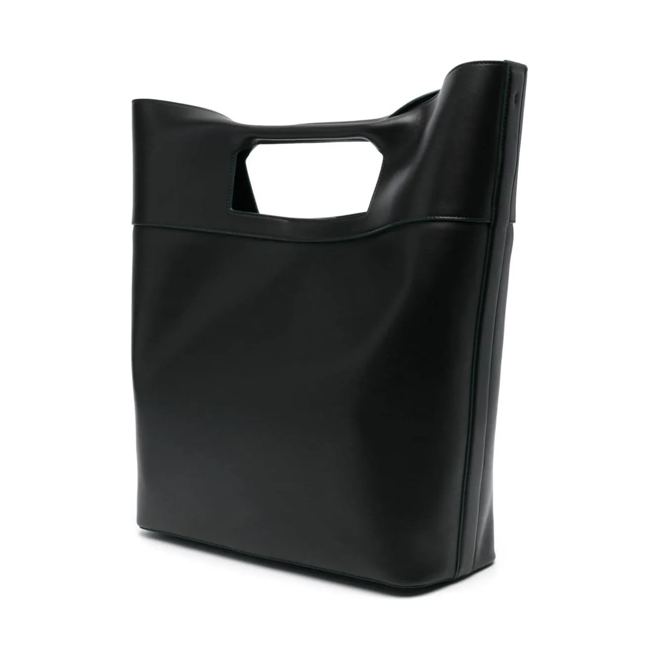 Alexander McQueen leather logo print tote Bag Black