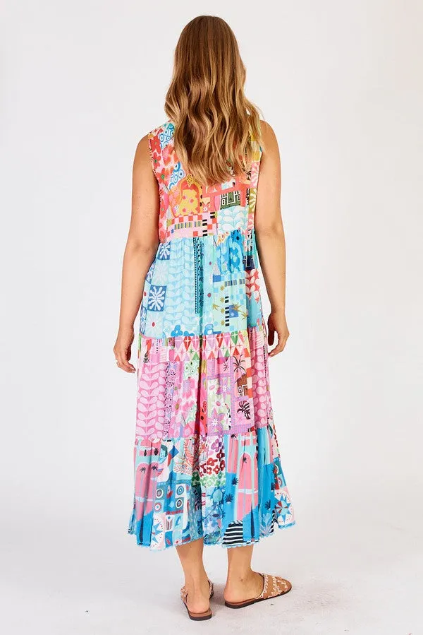 Aliah Sleeveless Dress Multi