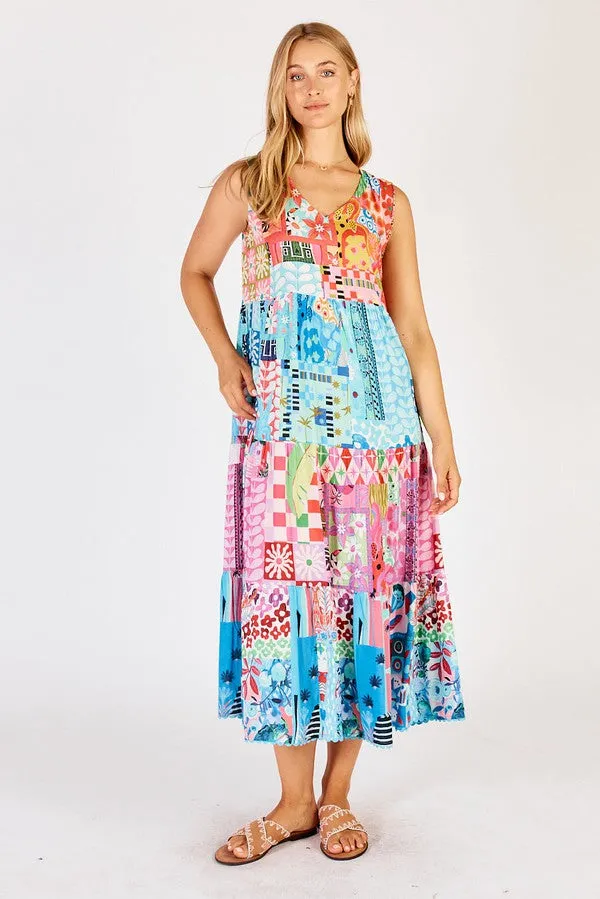 Aliah Sleeveless Dress Multi