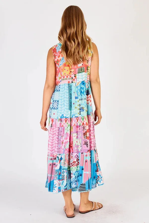Aliah Sleeveless Dress Multi