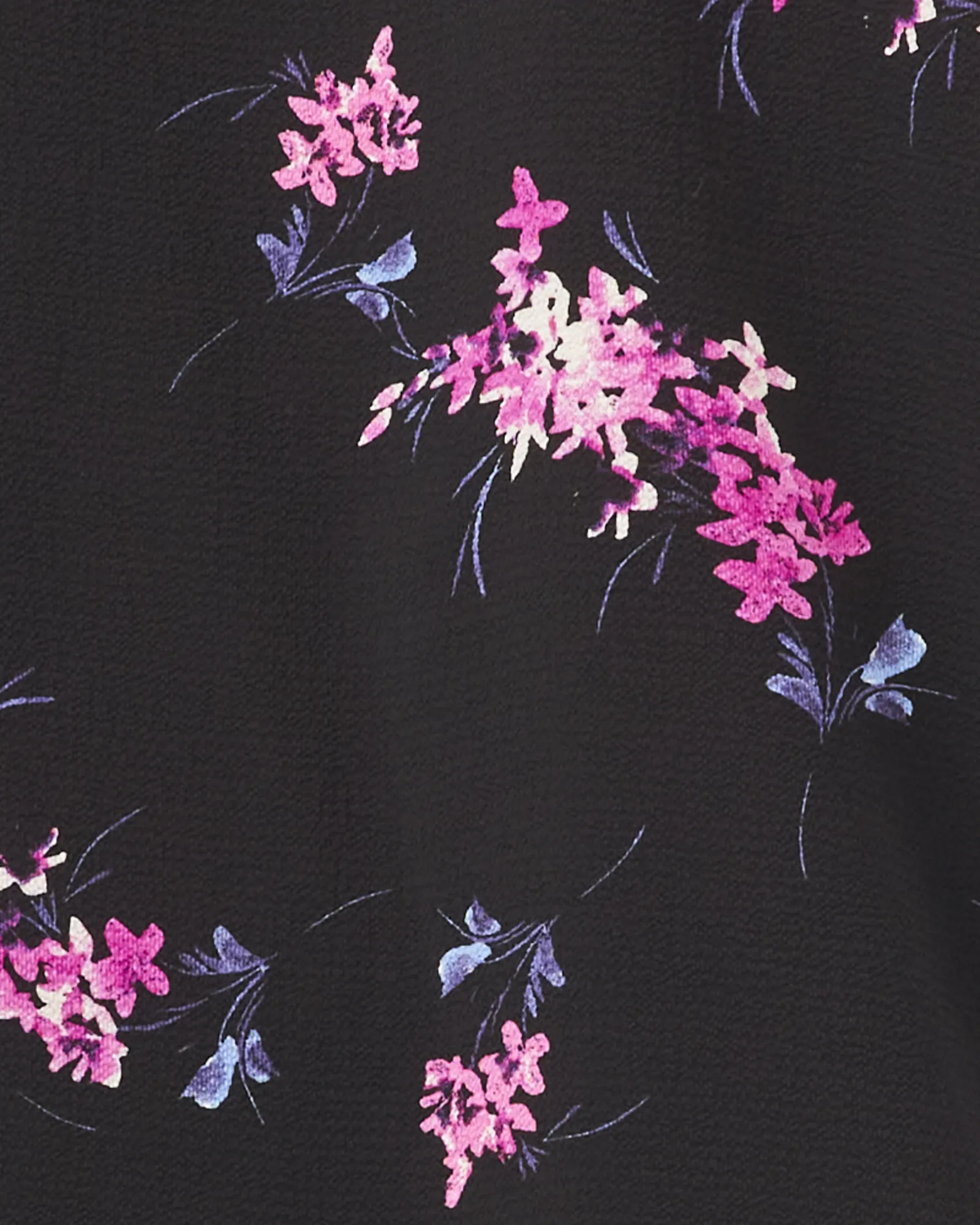 Alice Button-Front Ruffled Blouse | 060-RICH BLACK
