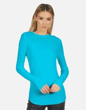 Alick Fitted Tee Turquoise Stone