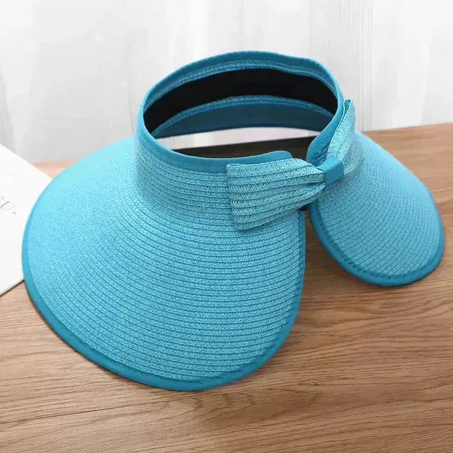 Alina Hat - Damen Faltbarer Sonnenhut mit Breiter Krempe und UV-Schutz