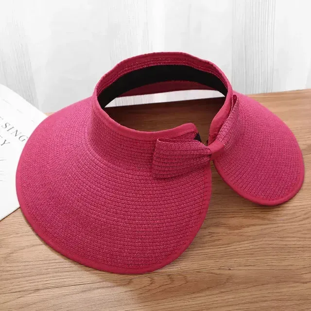 Alina Hat - Damen Faltbarer Sonnenhut mit Breiter Krempe und UV-Schutz