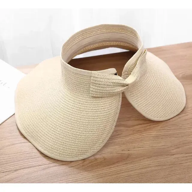 Alina Hat - Damen Faltbarer Sonnenhut mit Breiter Krempe und UV-Schutz