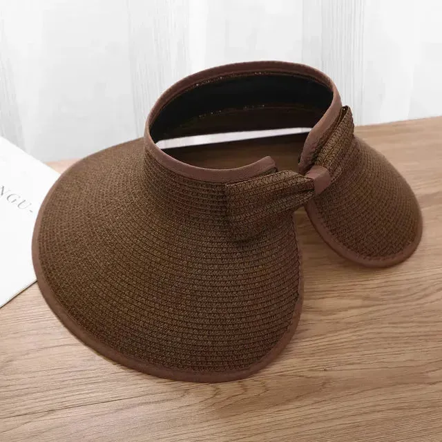 Alina Hat - Damen Faltbarer Sonnenhut mit Breiter Krempe und UV-Schutz
