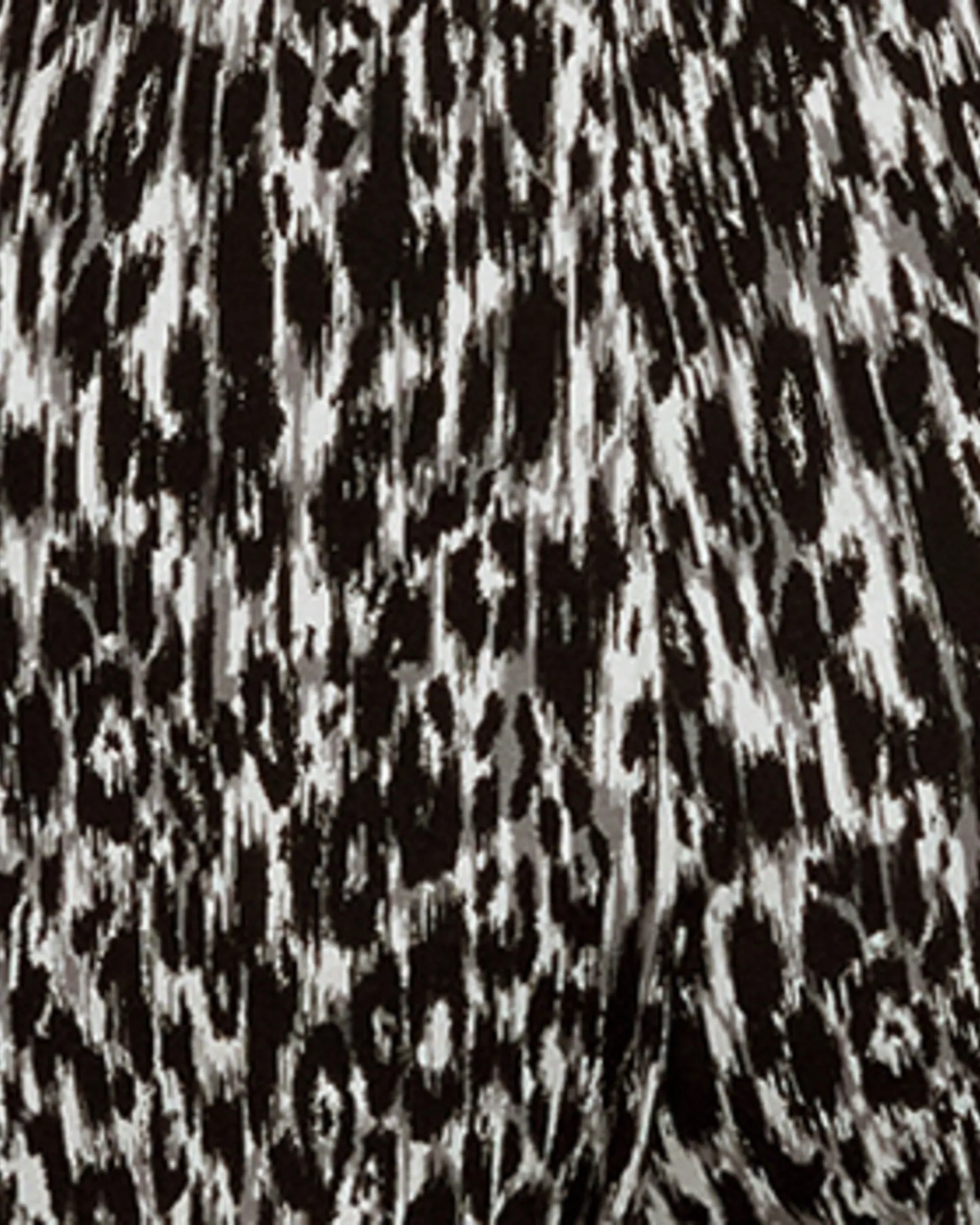 Alisha Printed Knit Short | Black / Light Grey