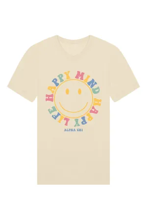 Alpha Chi Omega Happy Mind Tee