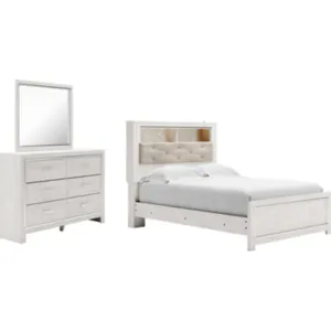 Altyra 5 Piece Full Panel Bed w/(2) Underbed Storage