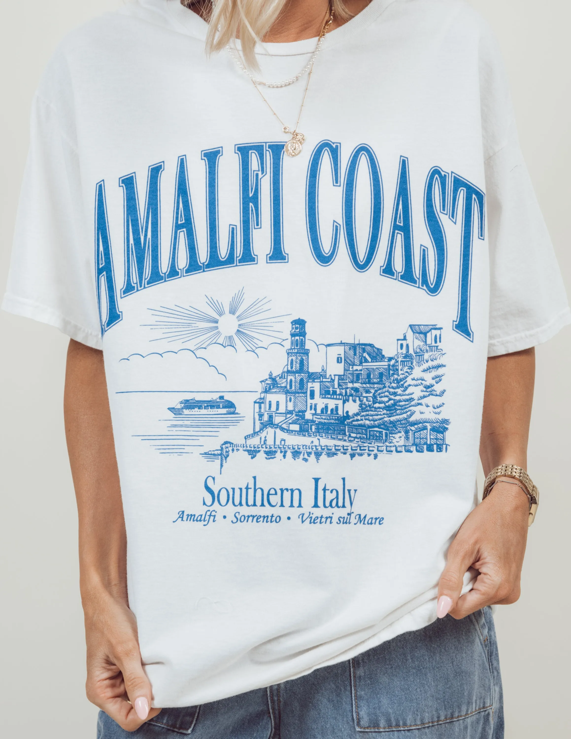 Amalfi Coast Graphic Tee