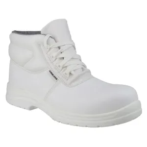 Amblers Safety FS513 Metal-Free Water-Resistant Lace up Safety Boot S2 White