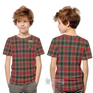 Anderson of Arbrake Tartan Kid T-Shirt with Family Crest