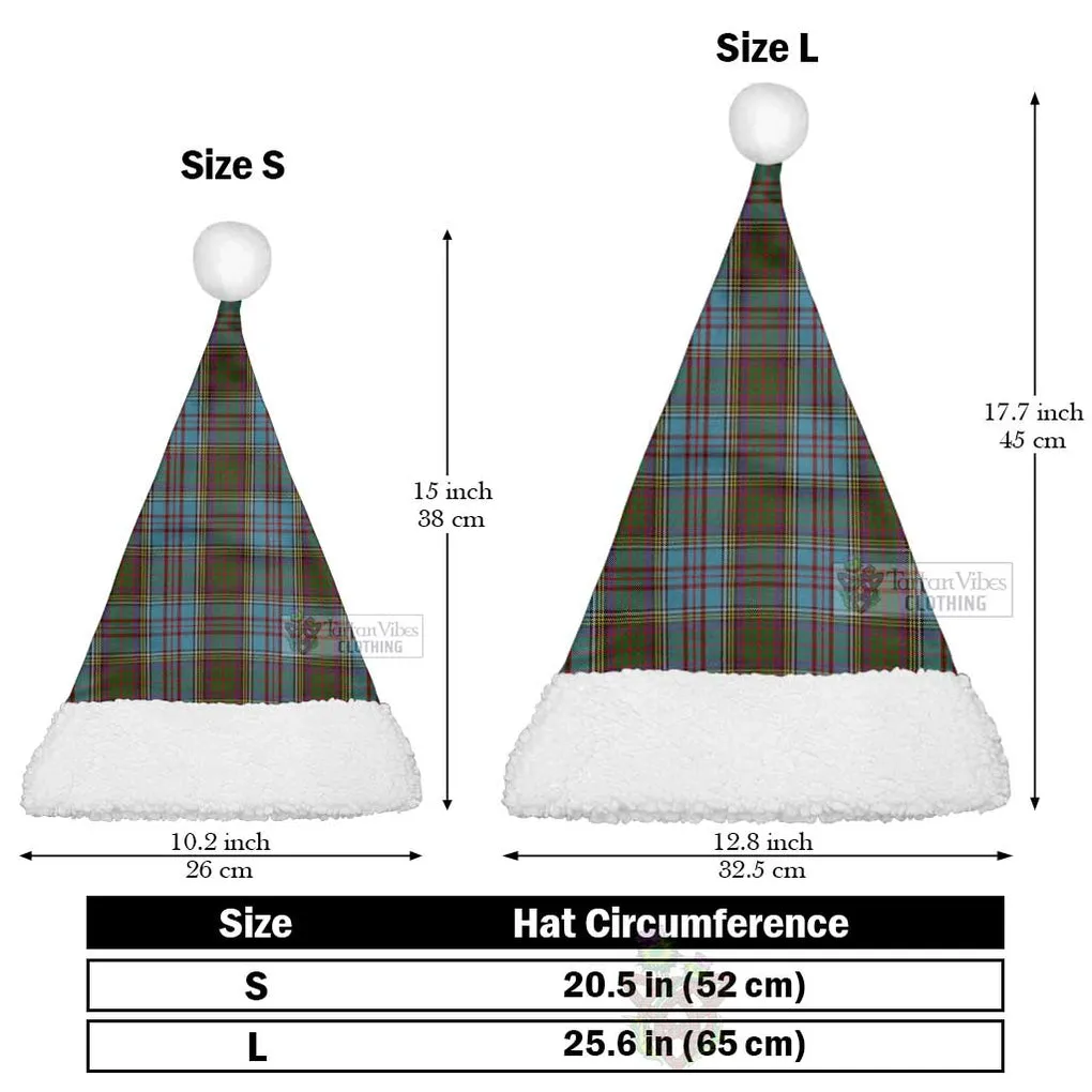 Anderson Tartan Christmas Santa Hats