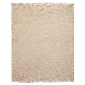 Andhome 80302BEI Beige Throw Blanket