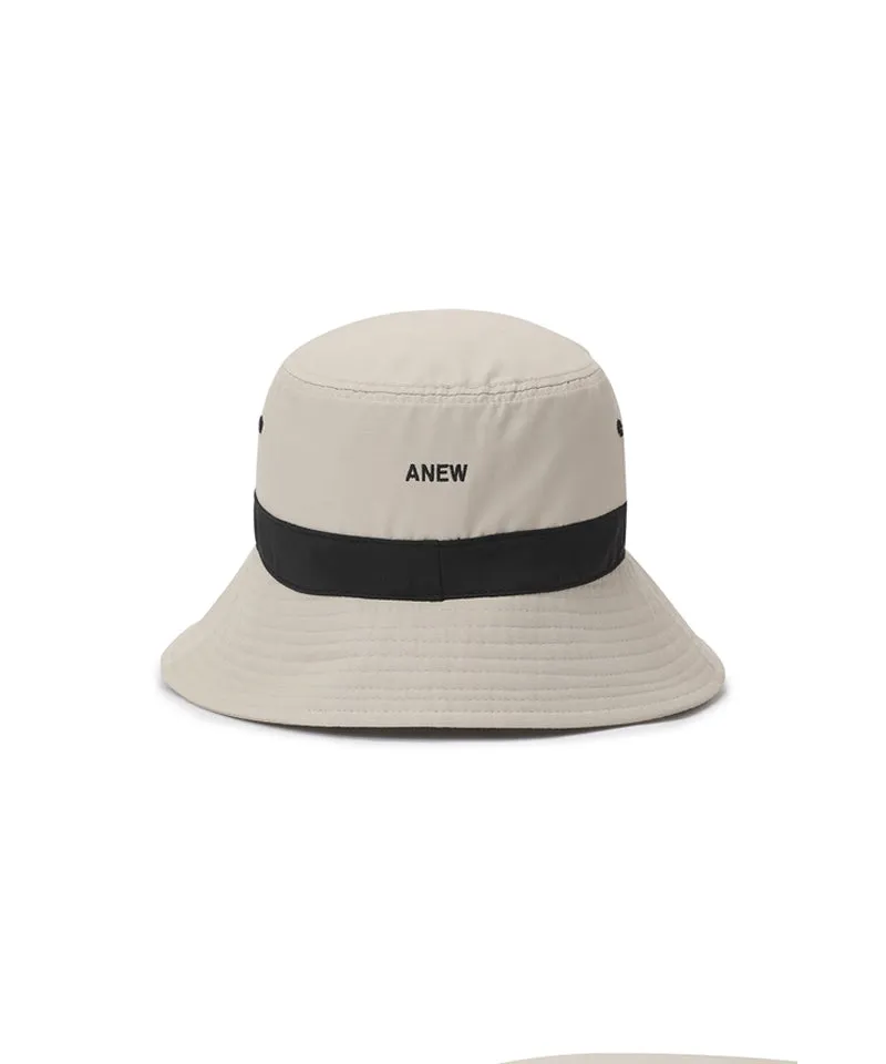 ANEW (Female) Uncut Wide Brimmed Bucket Hat - Beige