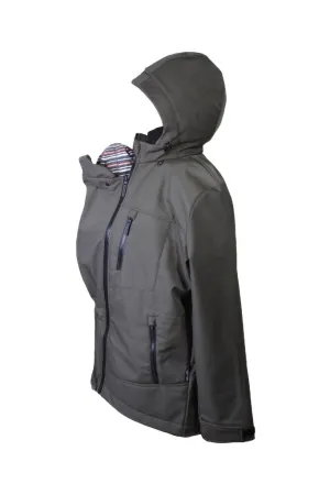 Angel Wings Softshell Babywearing Jacket Khaki for Men