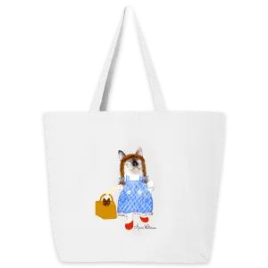 Anne Williams Art- Red Riding Hood Cat Tote
