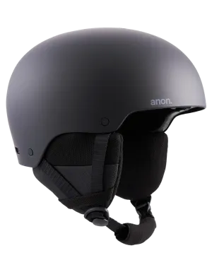 Anon Raider 3 Round Fit Snow Helmet - Black