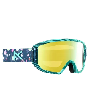 Anon Relapse Jr. Snow Goggles   Mfi® Face Mask - Space/Gold Amber Lens