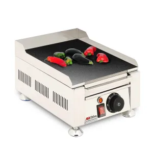 AP-429 Flat Top Griddle | Teppanyaki Grill with Nonstick Coating | Manual | Scapula Included