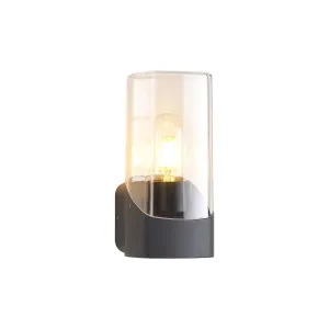 Argent 1Lt Outdoor Wall Lamp IP44 - Various Colours - PIR Sensor Optional