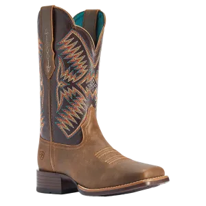 Ariat Ladies Odessa StretchFit Brown & Burnished Pewter Boots 10042386