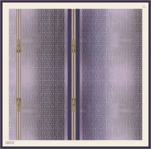 Armine Subway Square Silk Scarf #34