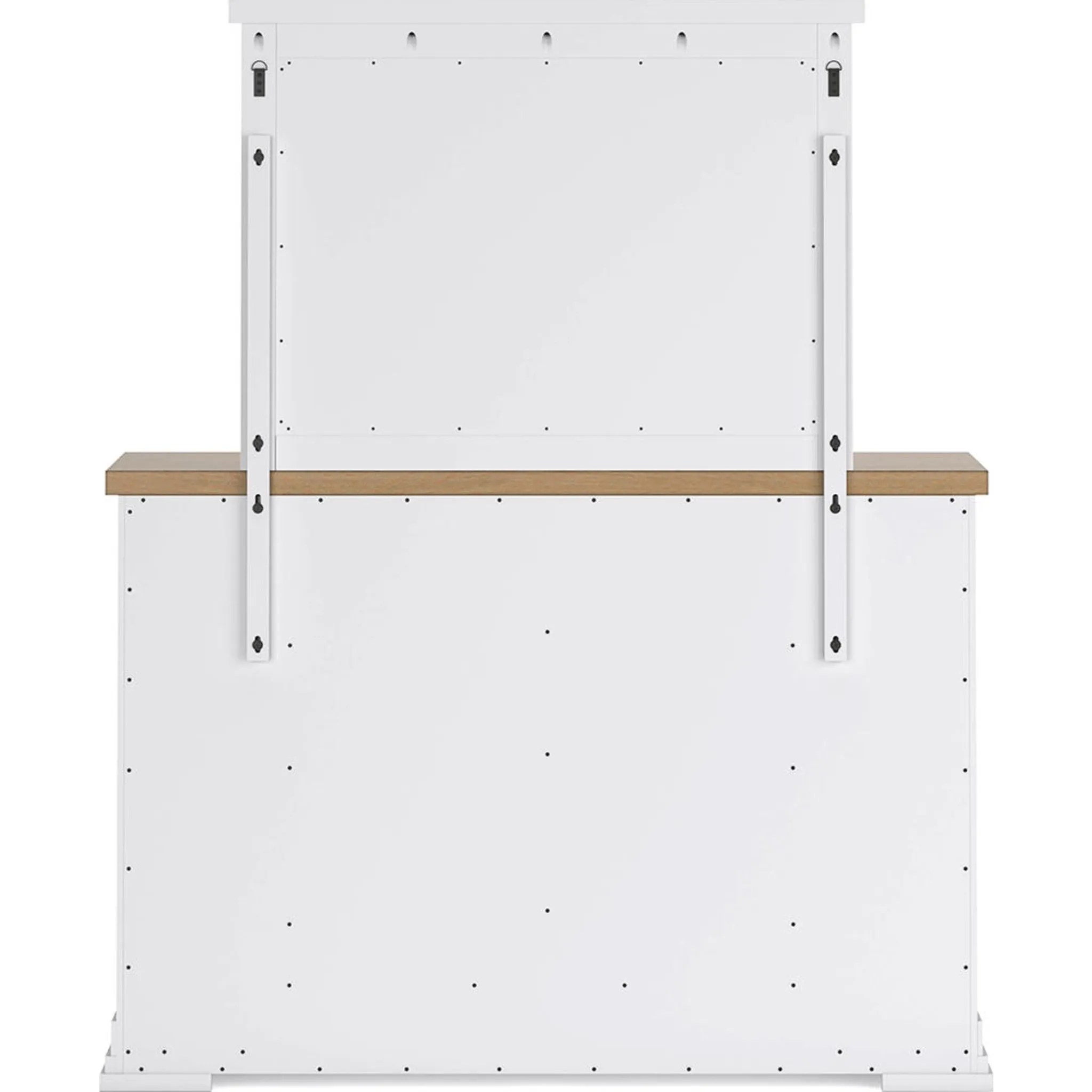 Ashbryn Dresser and Mirror - White/Natural