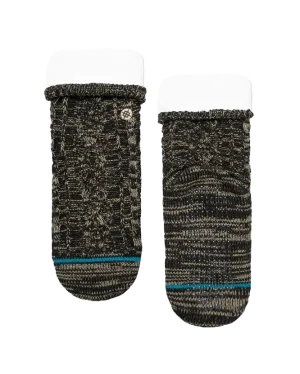 Aspen Slipper Socks in Washed Black