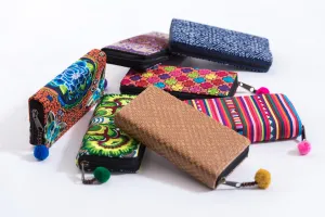 Assorted 4 Piece Set Aztec,Ethnic Hill Tribe Wallet