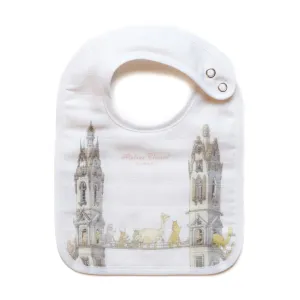 Atelier Choux Small Bib Tower's Bridge Gold Snaps