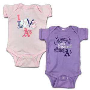 Athletics Mommy's Little Baseball Allstar 2-Pack