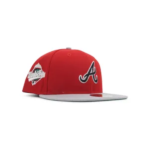 Atlanta Braves New Era "2 Sport Athlete" 1992 World Series (SCARLET) 5950 Fitted Cap