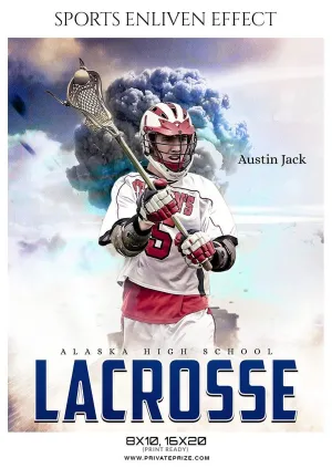 Austin Jack - Lacrosse Sports Enliven Effects Photography Template