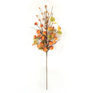 Autumn Leaves & Pumpkins Spray | Height 81cm