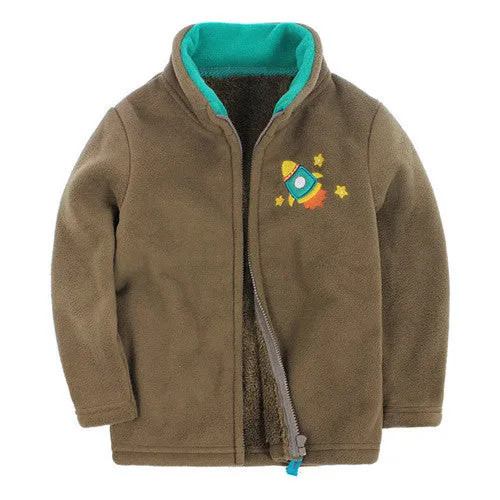 Autumn Winter Children Polar Fleese Bear Outerwear - Free Shipping to N.A.