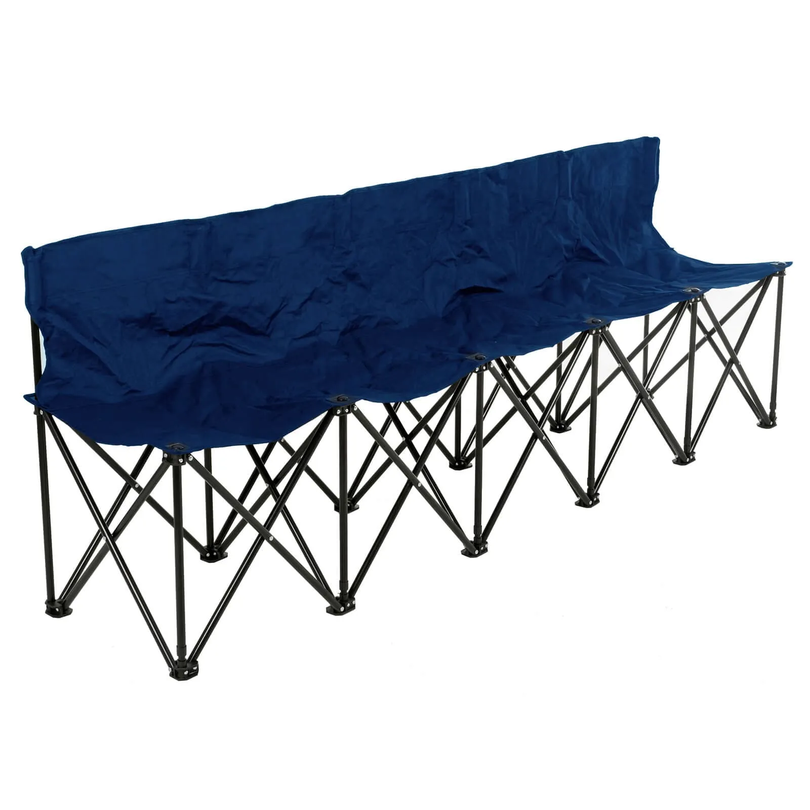 Azuma 5 Seat Folding Bench Sports Team Subs Camping Football