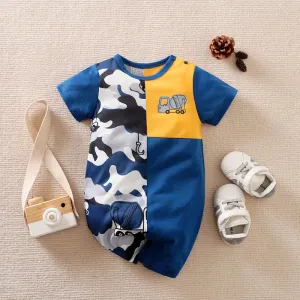 Baby Boy Cool Vehicle Design Jumpsuit