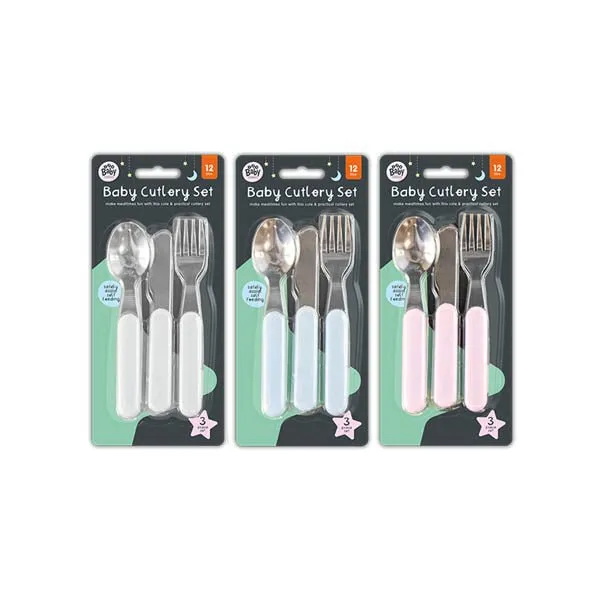 Baby Essentials Baby Cutlery Set 3 Piece