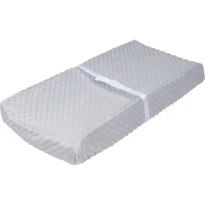 Baby Neutral Light Grey Dotted Changing Pad Cover