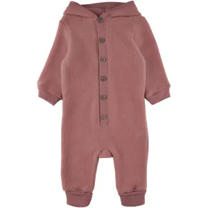 Baby Wool Suit Hooded - Burlwood