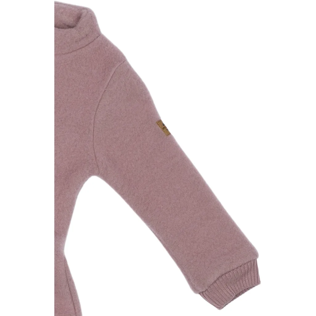 Baby Wool Suit (Rib Cuffs) - Twilight Mauve