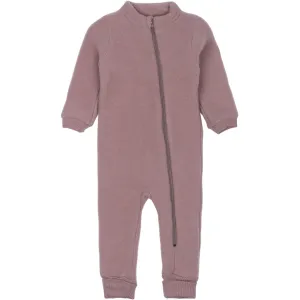 Baby Wool Suit (Rib Cuffs) - Twilight Mauve