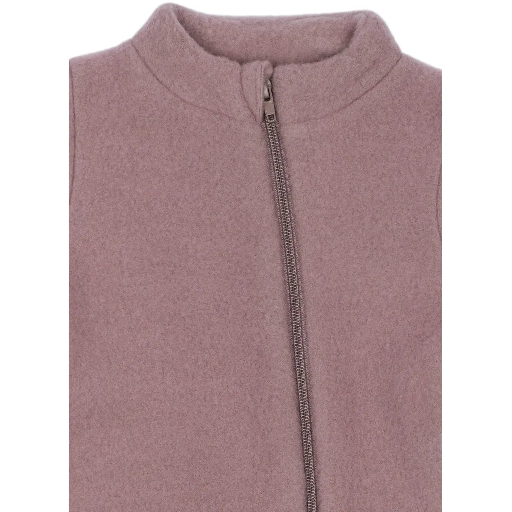 Baby Wool Suit (Rib Cuffs) - Twilight Mauve