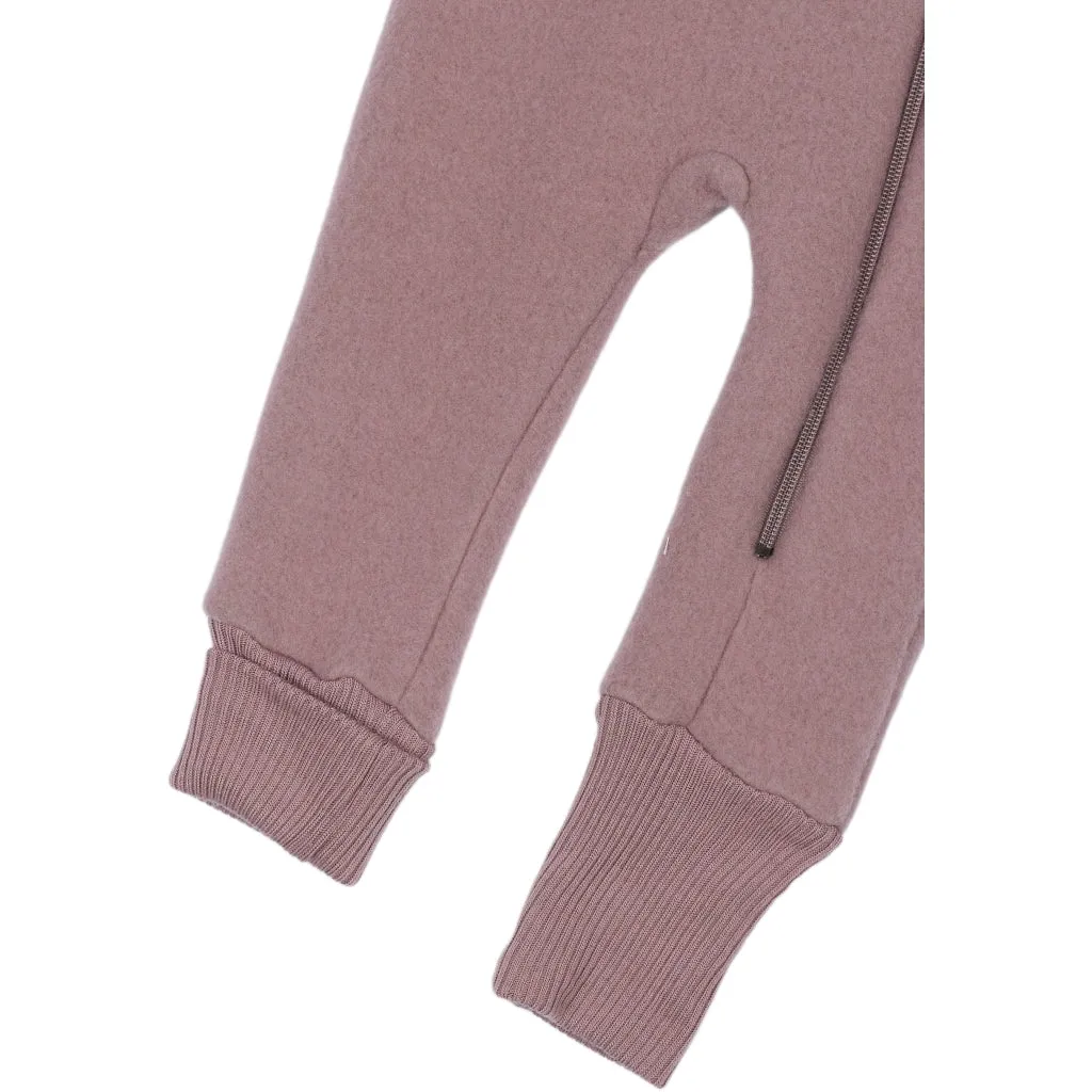 Baby Wool Suit (Rib Cuffs) - Twilight Mauve