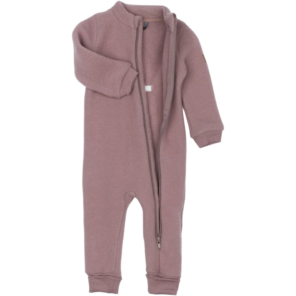 Baby Wool Suit (Rib Cuffs) - Twilight Mauve