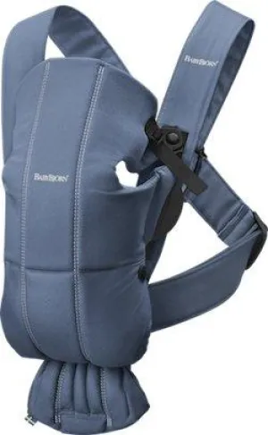BabyBjorn Baby Carrier Mini - Vintage Indigo Cotton