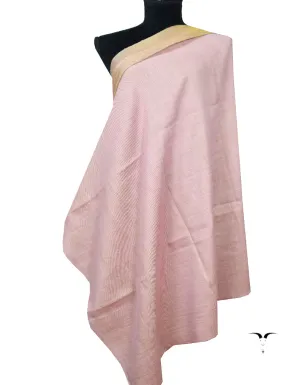 BabyPink and Golden Reversible Pashmina Shawl 7332